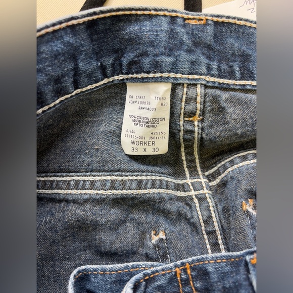 GAP Vintage Worker Jean Size 33X30 - Picture 8 of 9